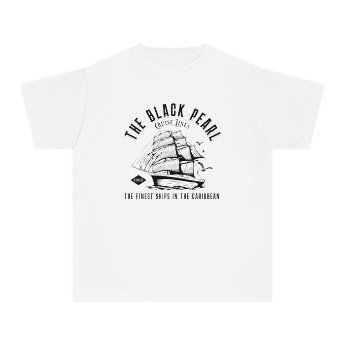 Black Pearl Cruise Lines Comfort Colors Youth Midweight Tee