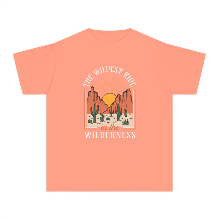 The Wildest Ride In The Wilderness Comfort Colors Youth Midweight Tee