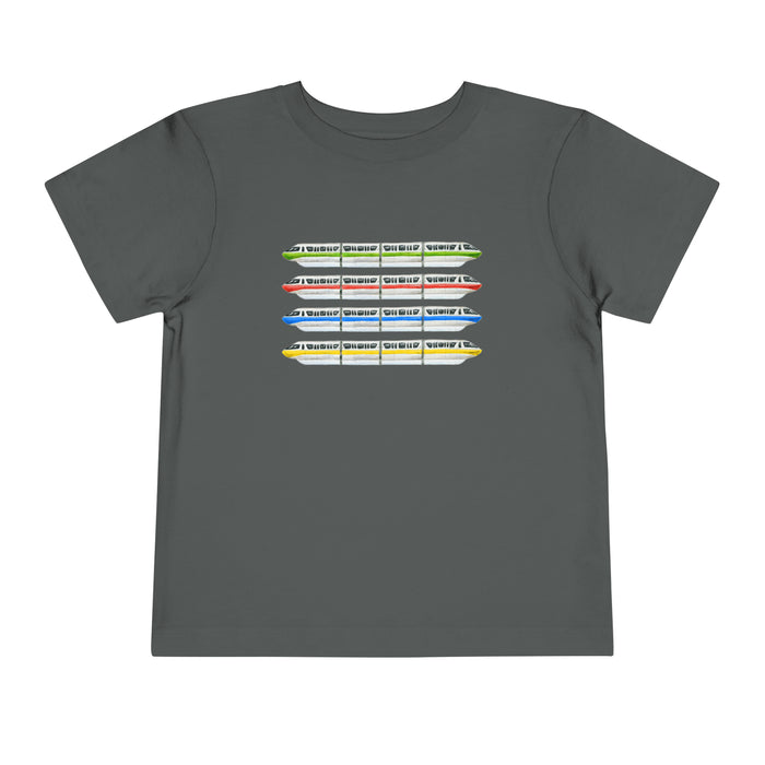 Monorails Bella Canvas Toddler Short Sleeve Tee