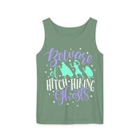 Beware of Hitchhiking Ghosts Unisex Comfort Colors Garment-Dyed Tank Top