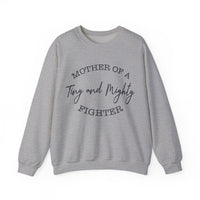 Mother of a Tiny & Mighty Fighter Unisex Heavy Blend™ Crewneck Sweatshirt