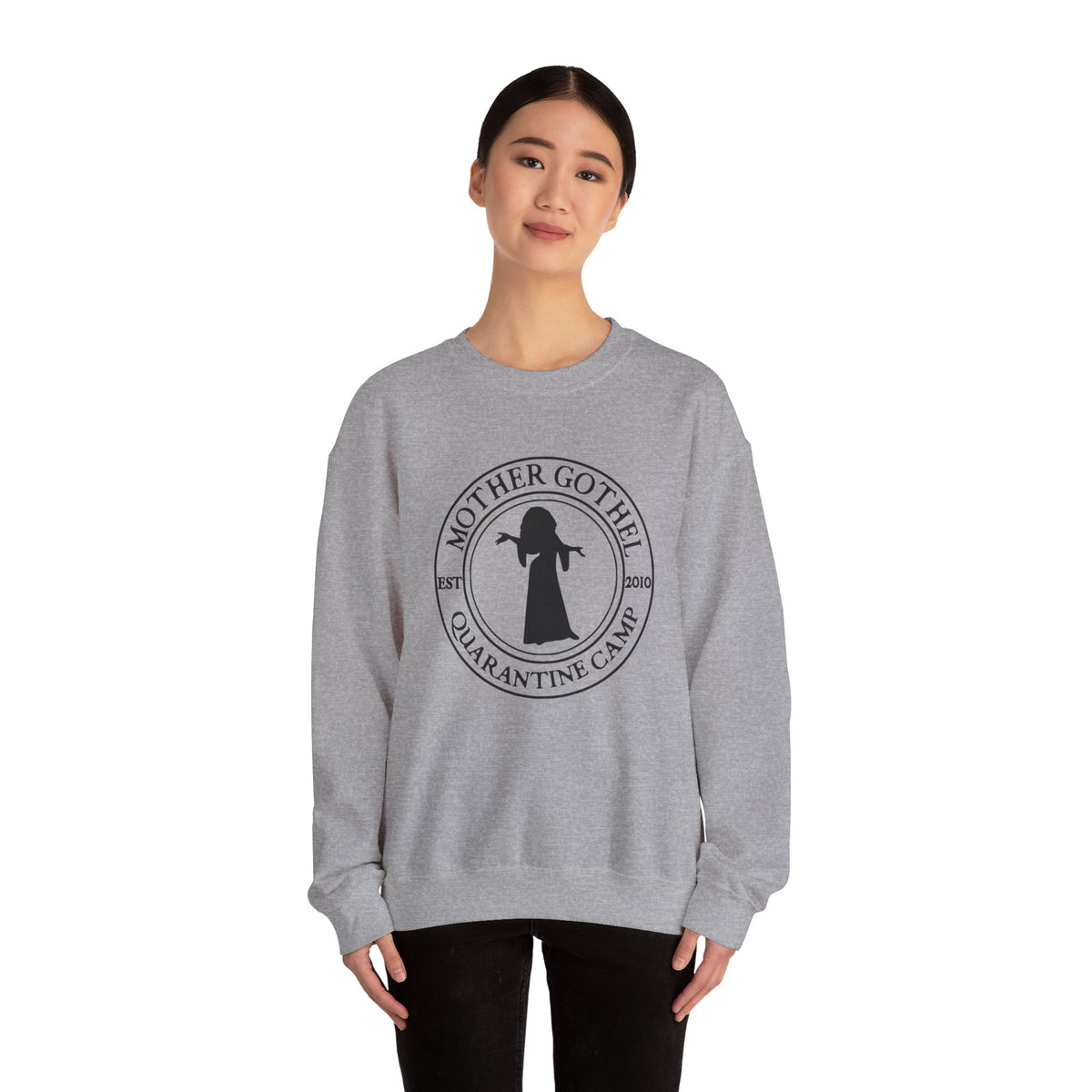 Mother Gothel Quarantine Camp Gildan Unisex Heavy Blend™ Crewneck Sweatshirt