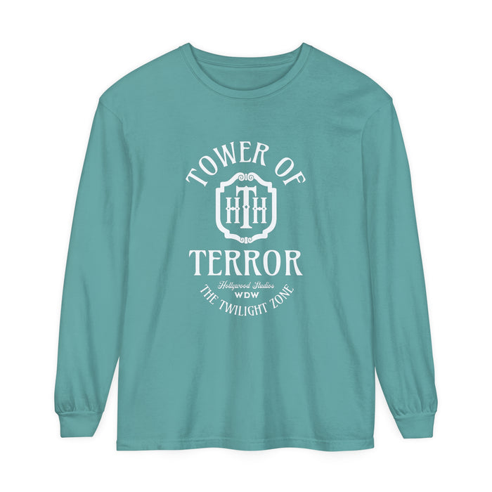 Tower Of Terror Comfort Colors Unisex Garment-dyed Long Sleeve T-Shirt