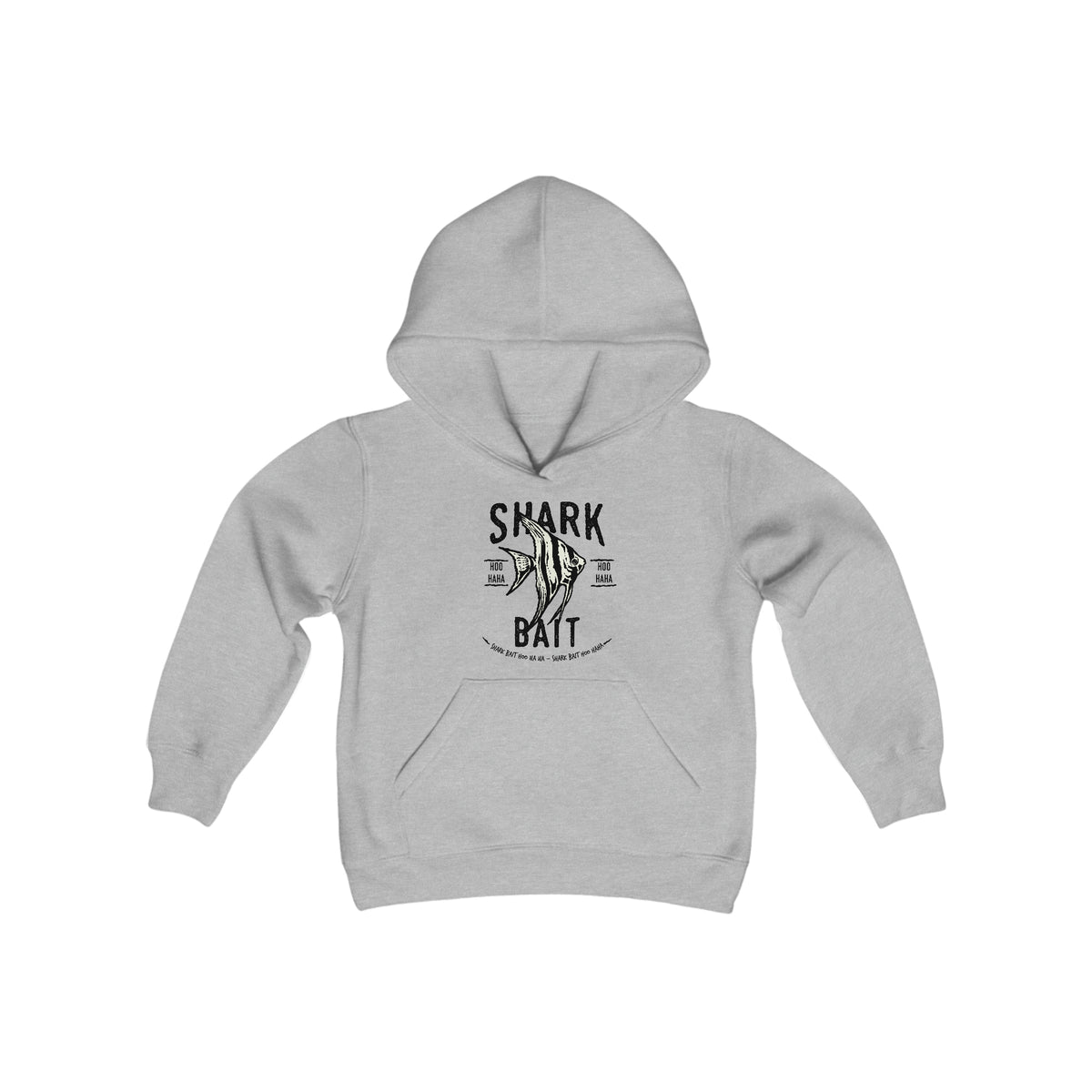 Shark Bait Hoo Haha Gildan Youth Heavy Blend Hooded Sweatshirt