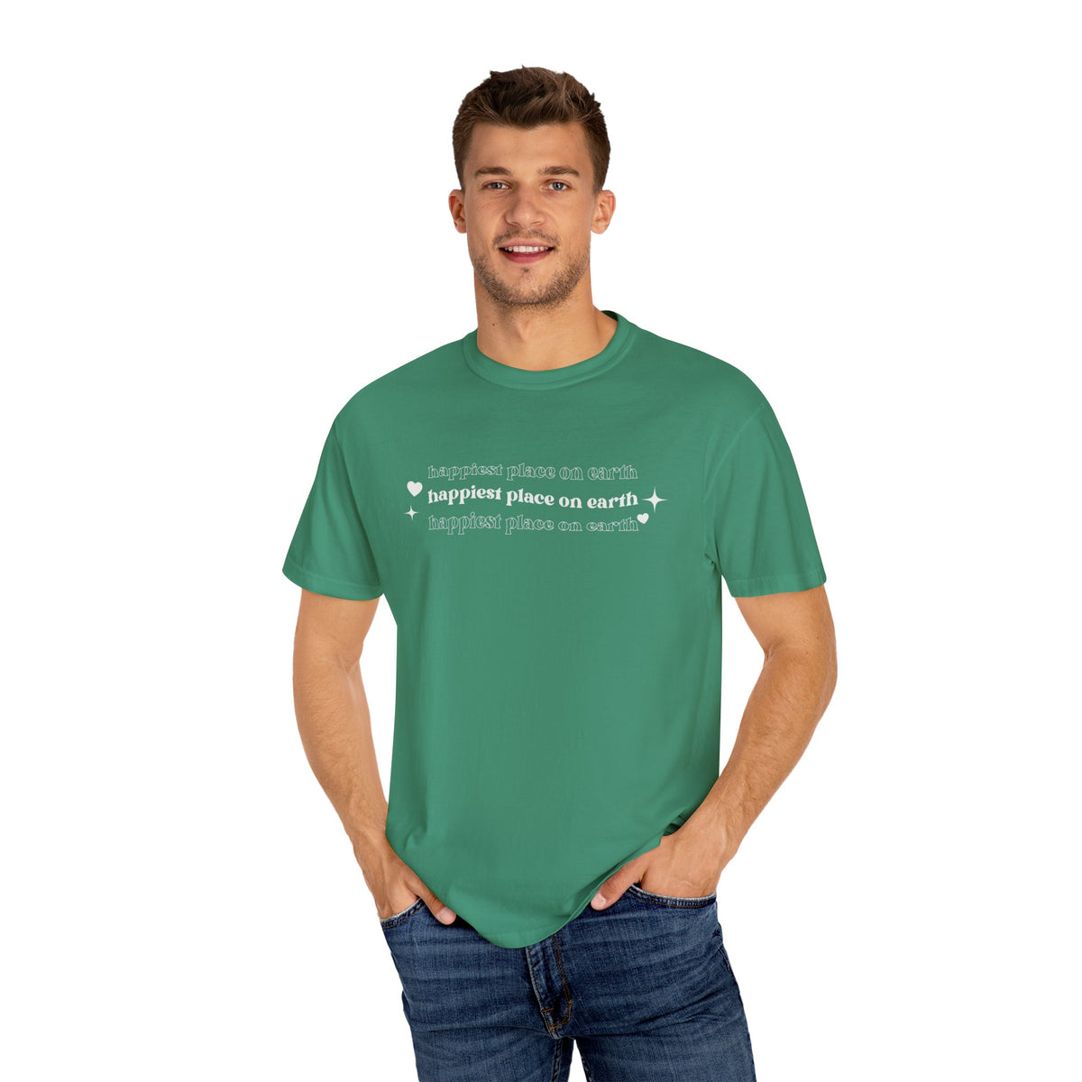 The Happiest Place On Earth Comfort Colors Unisex Garment-Dyed T-shirt