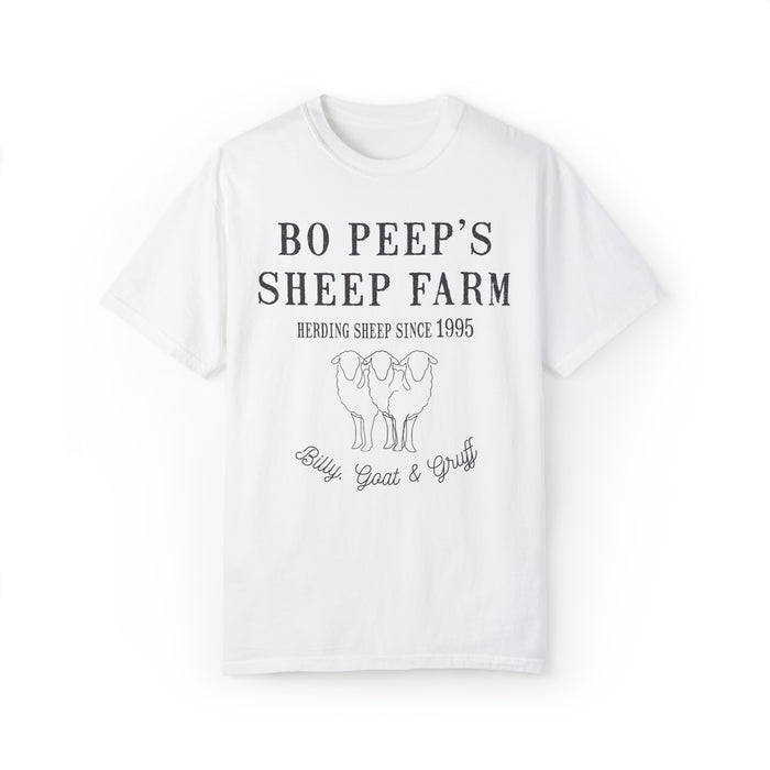 Bo Peep's Sheep Farm Comfort Colors Unisex Garment-Dyed T-shirt