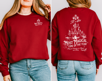 It's The Most Magical Time of the Year Castle Comfort Colors Unisex Garment-dyed Long Sleeve T-Shirt