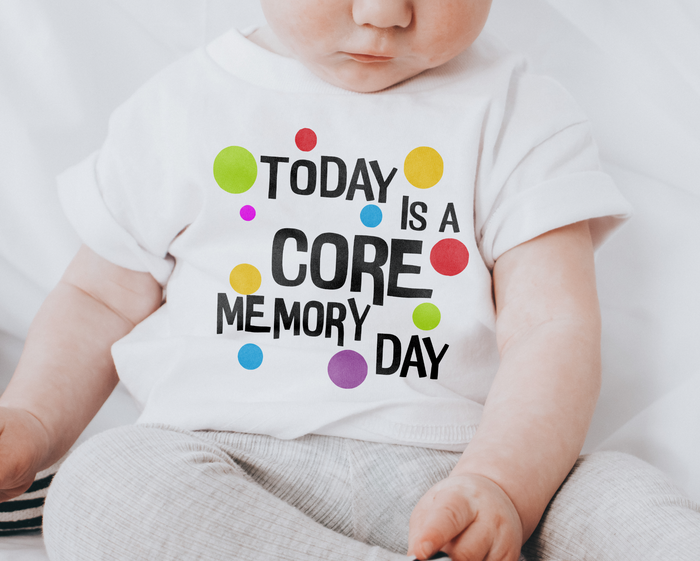 Core Memory Day Bella Canvas Baby Short Sleeve T-Shirt