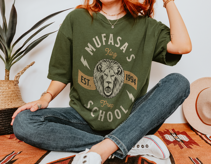 Mufasa's Prep School Comfort Colors Unisex Garment-Dyed T-shirt