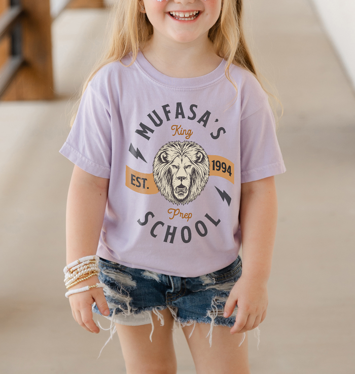 Mufasa's Prep School Comfort Colors Youth Midweight Tee