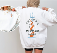 Triton's Mermaid Security Gildan Unisex Heavy Blend™ Crewneck Sweatshirt