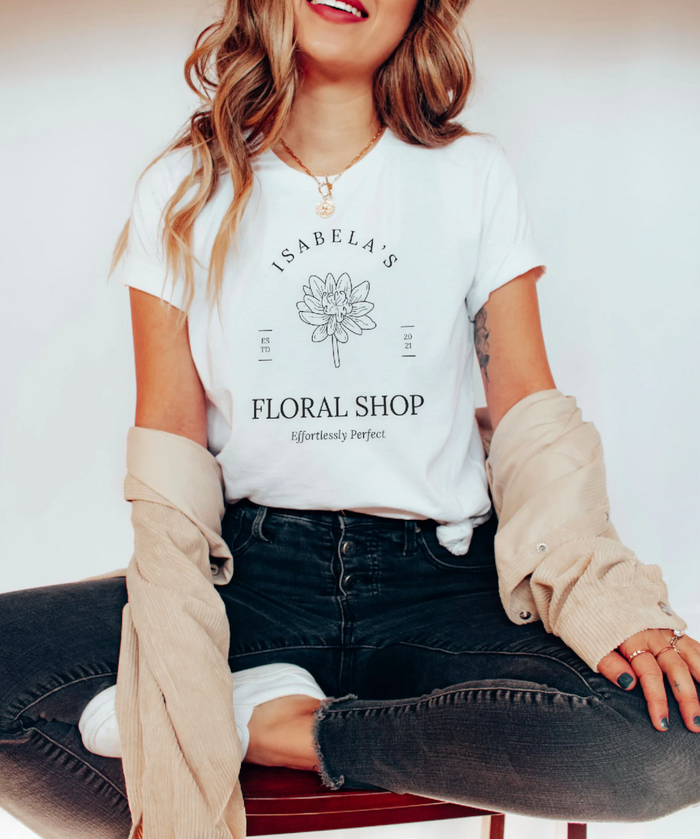 Isabela Floral Shop Bella Canvas Unisex Jersey Short Sleeve Tee