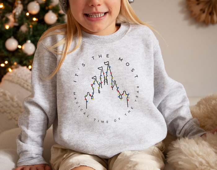 Most Magical Time Of The Year Gildan Youth Crewneck Sweatshirt