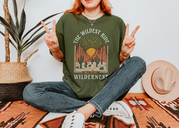 The Wildest Ride In The Wilderness Comfort Colors Unisex Garment-Dyed T-shirt