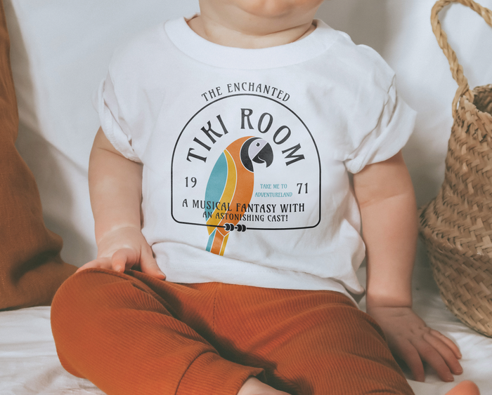 Enchanted Tiki Room Bella Canvas Baby Short Sleeve T-Shirt