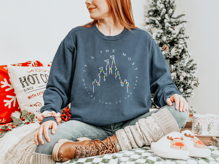 Most Magical Time Of The Year Comfort Colors Unisex Garment-Dyed Sweatshirt