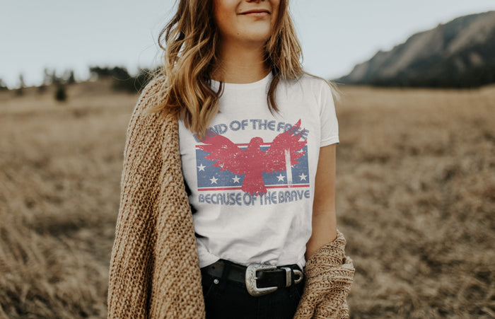 Land Of The Free Comfort Colors Unisex Garment-Dyed T-shirt