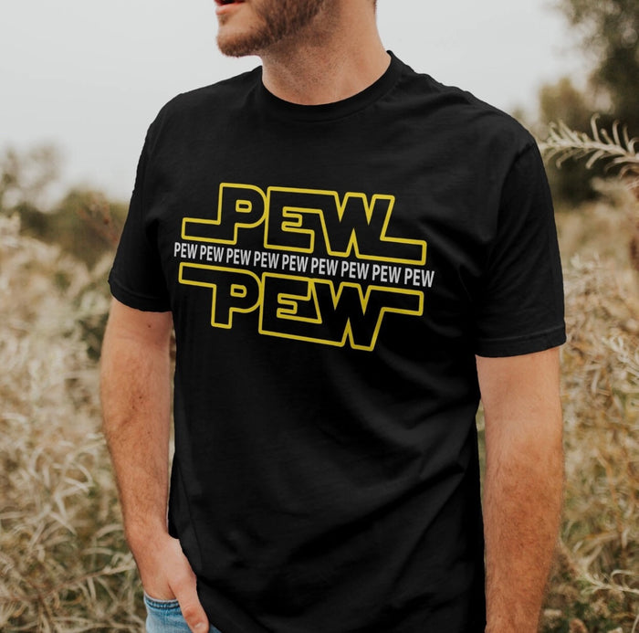 PEW PEW PEW Bella Canvas Unisex Jersey Short Sleeve Tee