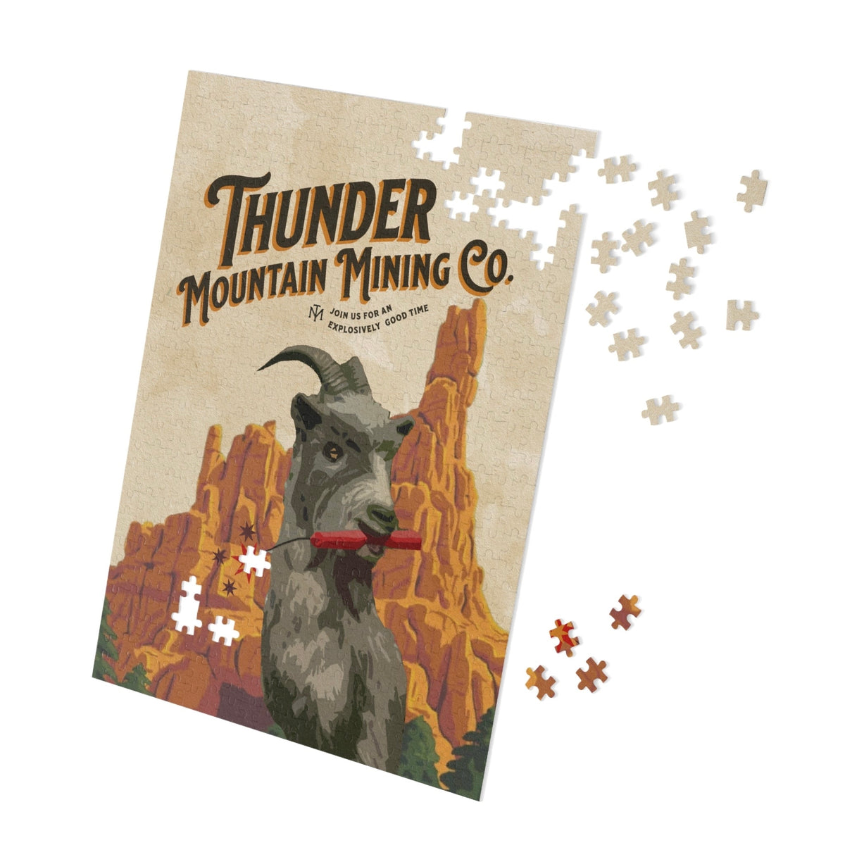 Thunder Mountain Mining Co Jigsaw Puzzle
