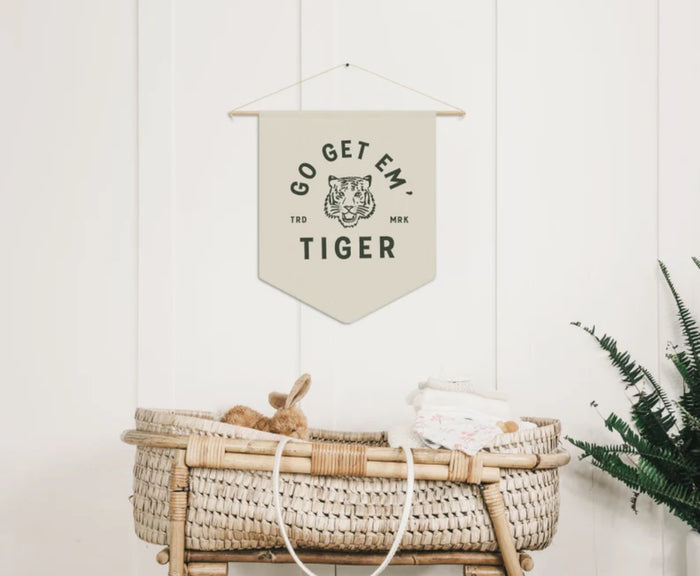 Go Get Em' Tiger Wall Pennant