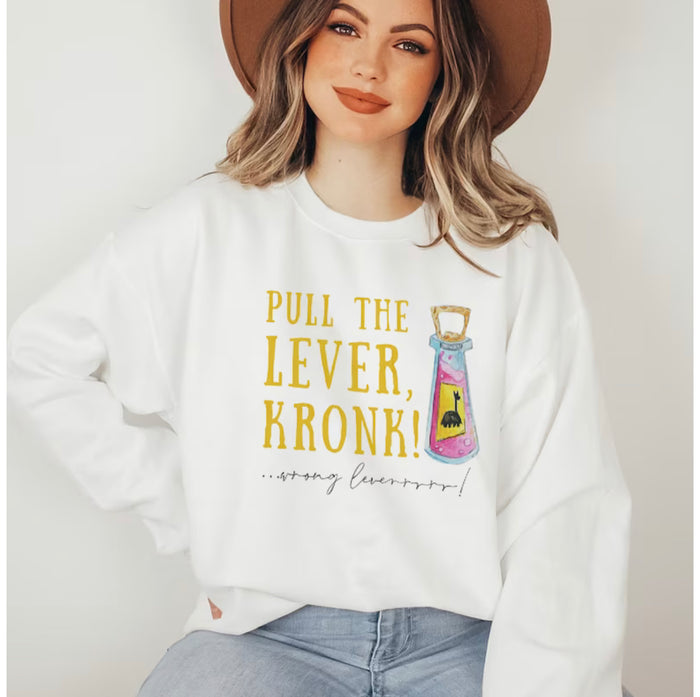 Pull The Lever, Kronk Gildan Unisex Heavy Blend™ Crewneck Sweatshirt