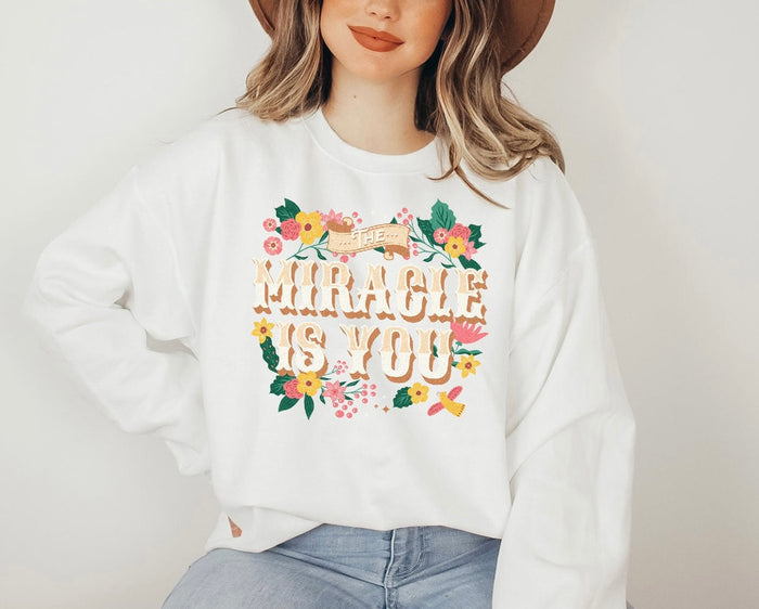 The Miracle Is You Gildan Unisex Heavy Blend™ Crewneck Sweatshirt