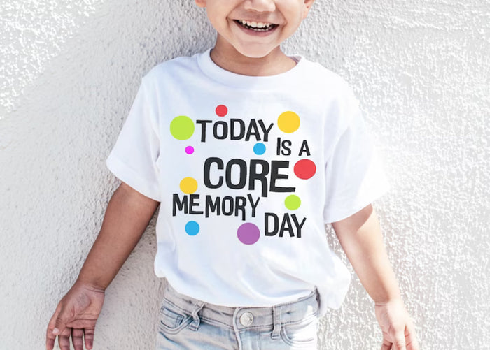 Core Memory Day Bella Canvas Toddler Short Sleeve Tee