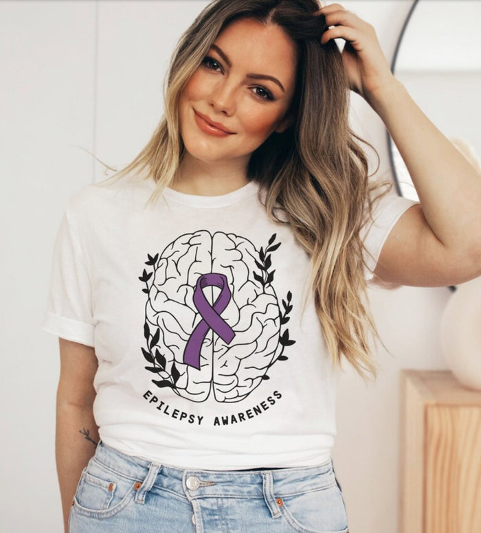 Epilepsy Awareness Bella Canvas Unisex Jersey Short Sleeve Tee