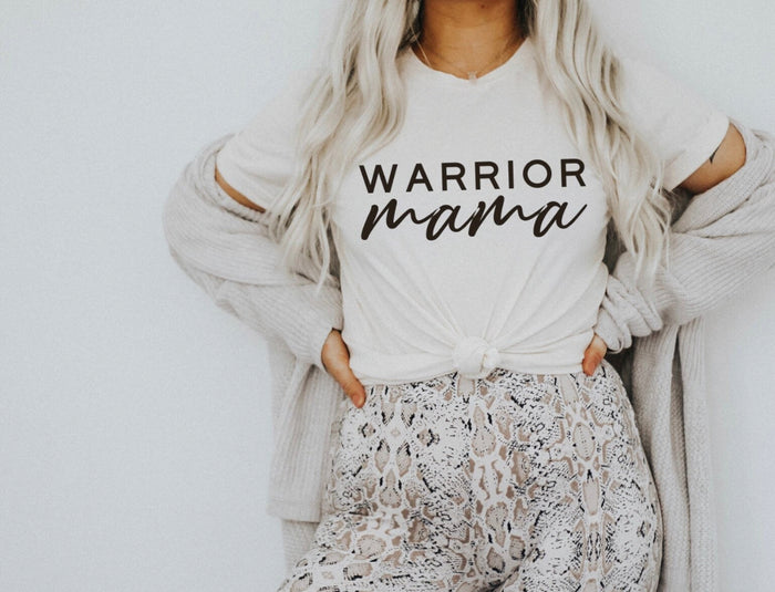 Warrior Mama Bella Canvas Unisex Jersey Short Sleeve Tee