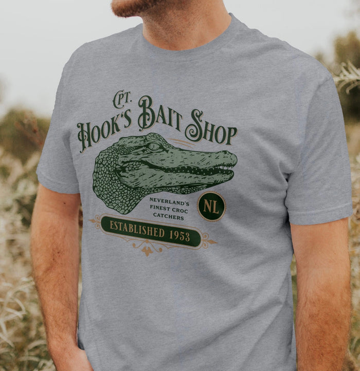 Captain Hook’s Bait Shop Bella Canvas Unisex Jersey Short Sleeve Tee