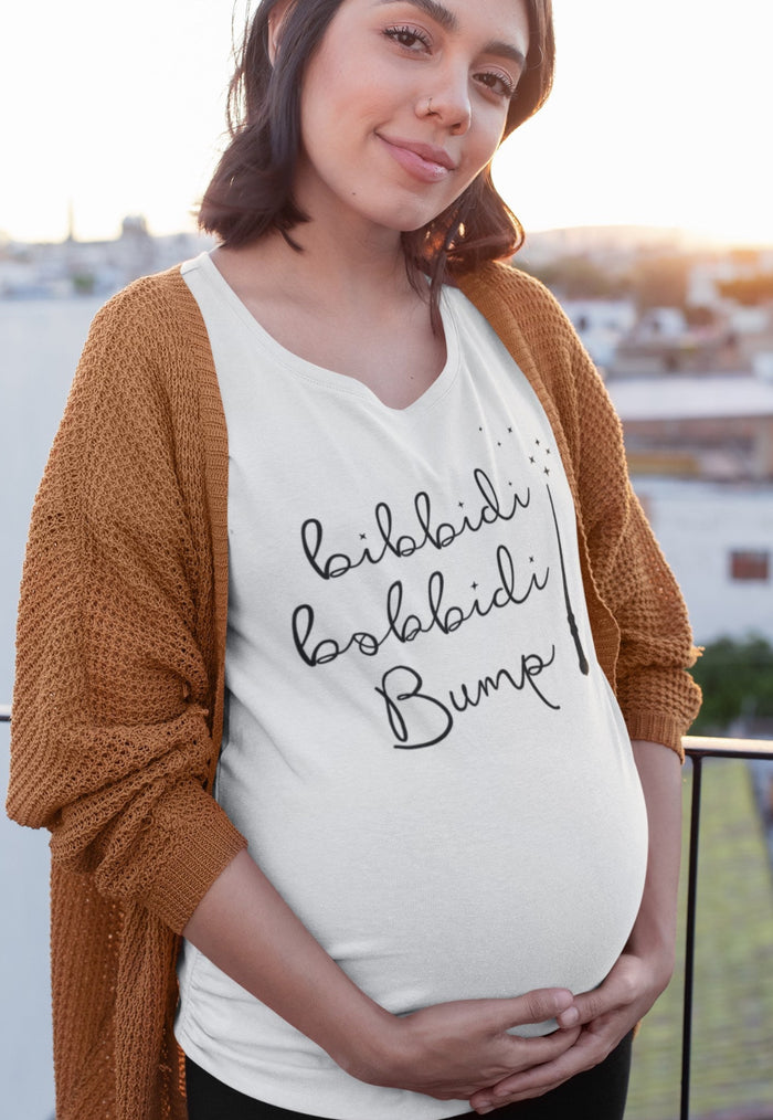 Bibbidi Bobbidi Bump Bella Canvas Unisex Jersey Short Sleeve Tee