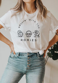Rollin’ With The Homies Bella Canvas Unisex Jersey Short Sleeve Tee