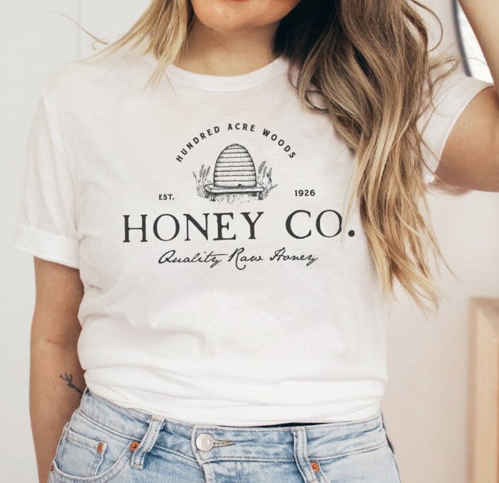 Hundred Acre Woods Honey Co. Bella Canvas Unisex Jersey Short Sleeve Tee