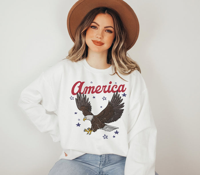 America Eagle Gildan Unisex Heavy Blend™ Crewneck Sweatshirt