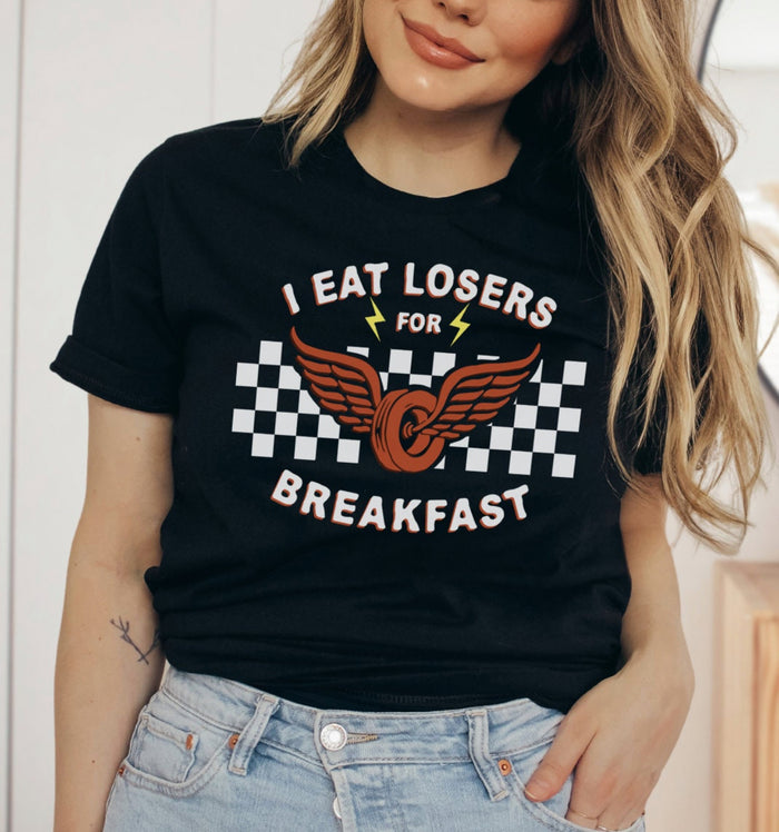 I Eat Losers For Breakfast Bella Canvas Unisex Jersey Short Sleeve Tee