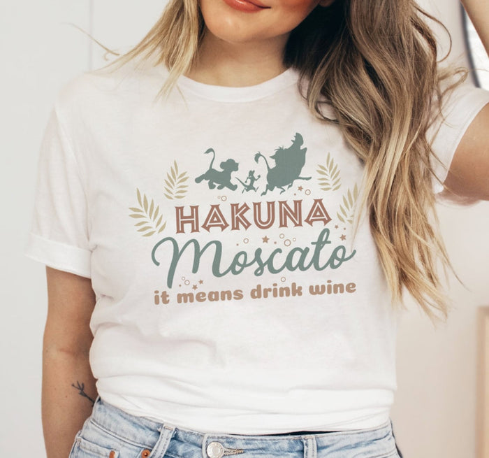 Hakuna Moscato Bella Canvas Unisex Jersey Short Sleeve Tee