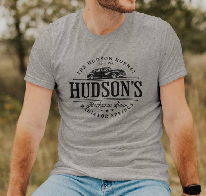 Hudson's Mechanic Shop Bella Canvas Unisex Jersey Short Sleeve Tee