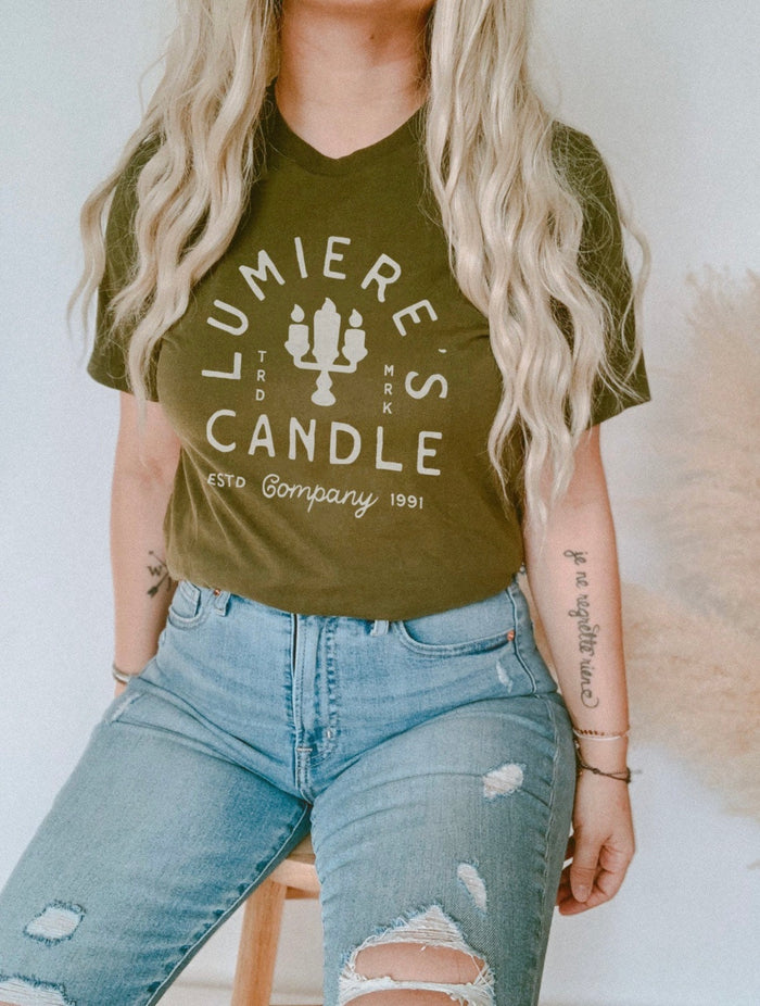 Lumiere’s Candle Company Bella Canvas Unisex Jersey Short Sleeve Tee