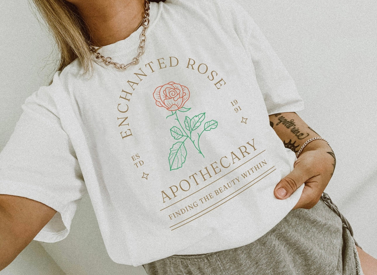 Enchanted Rose Apothecary Bella Canvas Unisex Jersey Short Sleeve Tee