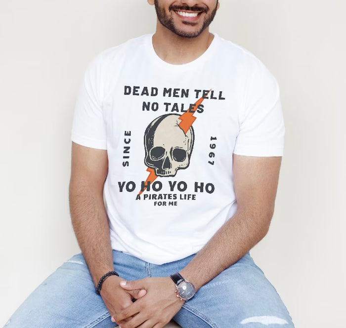 Dead Men Tell No Tales Bella Canvas Unisex Jersey Short Sleeve Tee