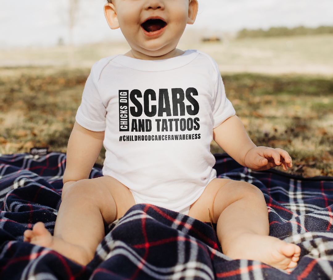 Chicks Dig Scars and Tattoos Rabbit Skins Infant Fine Jersey Bodysuit