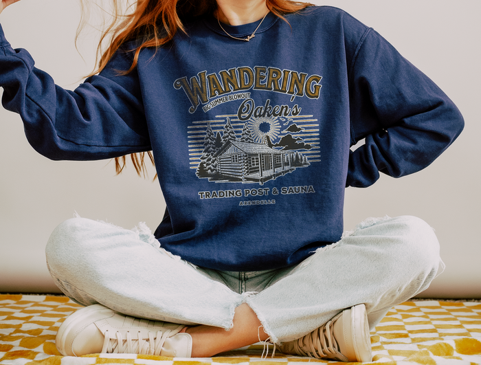 Wandering Oaken’s Trading Post Comfort Colors Unisex Garment-Dyed Sweatshirt