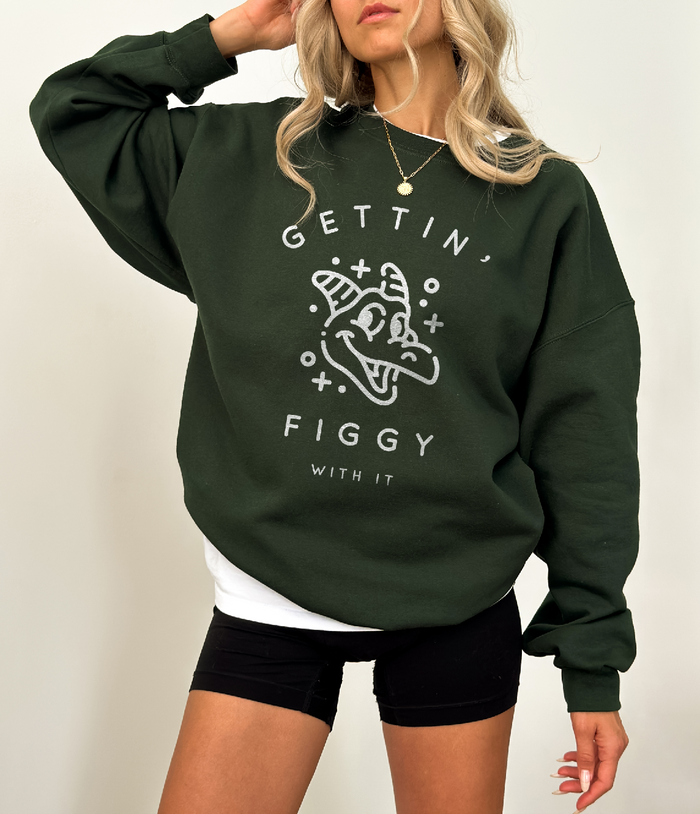 Gettin' Figgy With It Gildan Unisex Heavy Blend™ Crewneck Sweatshirt