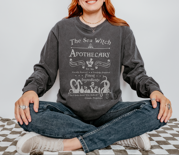 Sea Witch Apothecary Comfort Colors Unisex Garment-dyed Long Sleeve T-Shirt