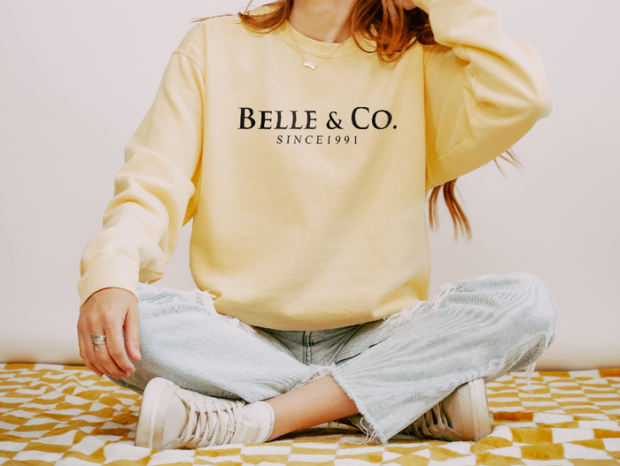 Belle & Co. Comfort Colors Unisex Garment-Dyed Sweatshirt