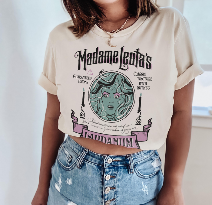 Madame Leota’s Laudanum Teal Bella Canvas Unisex Jersey Short Sleeve Tee