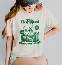 The Happiest Place On Earth Comfort Colors Women's Boxy Tee