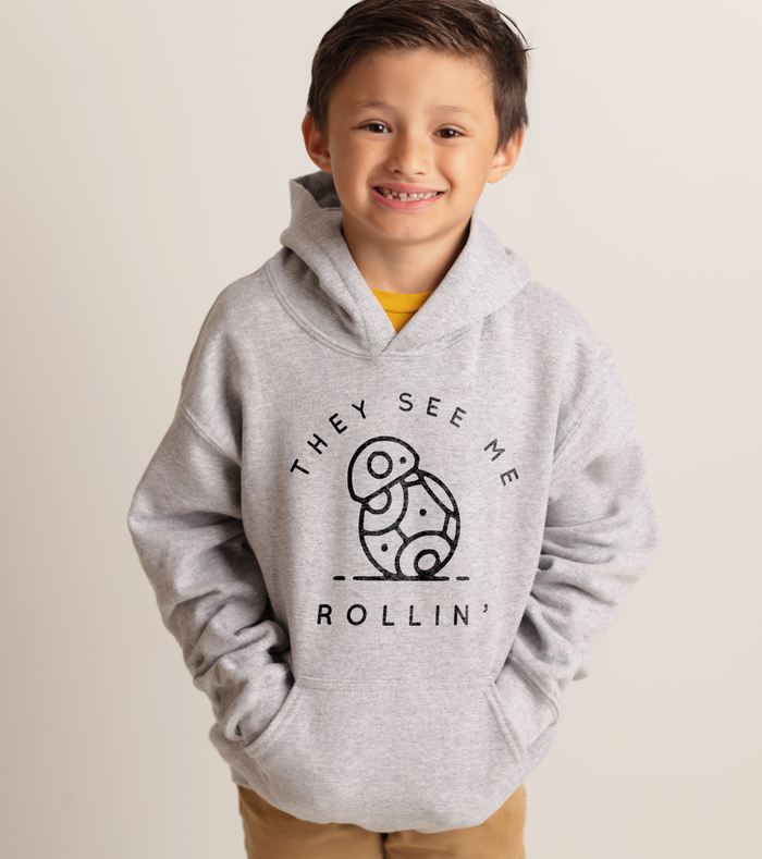 They See Me Rollin' Gildan Youth Heavy Blend Hooded Sweatshirt