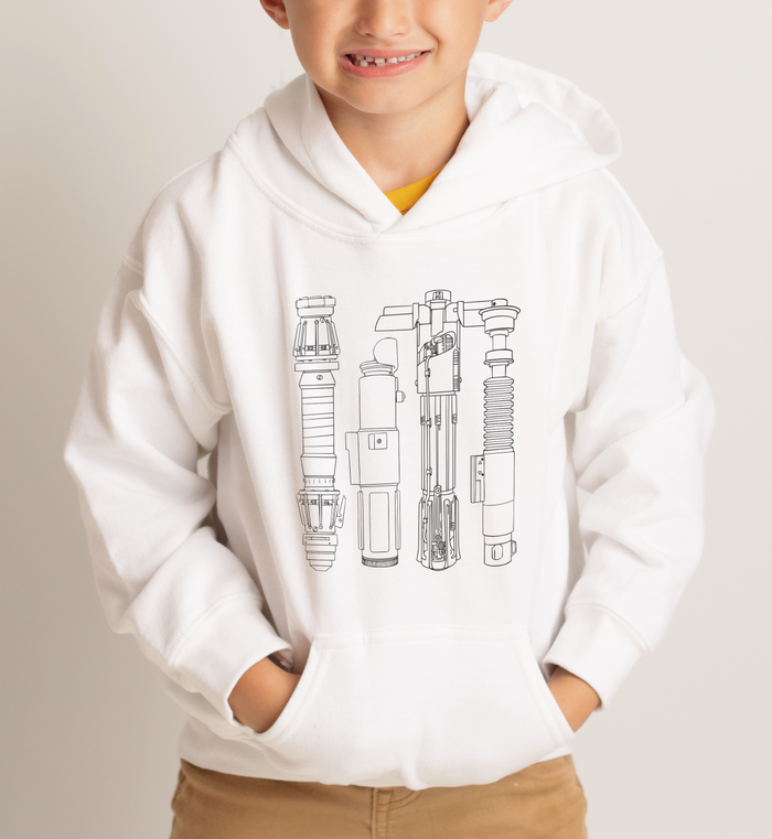 Lightsabers Gildan Youth Heavy Blend Hooded Sweatshirt