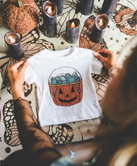 Turquoise Pumpkin Baby Short Sleeve T-Shirt